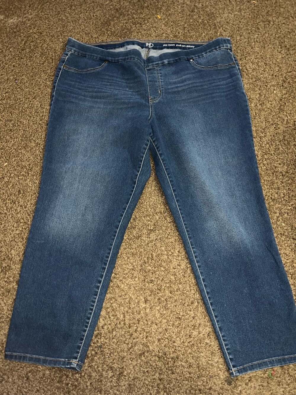 New Directions Curvy Women's Plus Size 24WS Pull-On Skinny Jeans